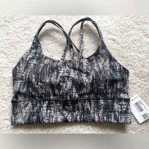 New Lululemon Energy Long Line Bra Size 6